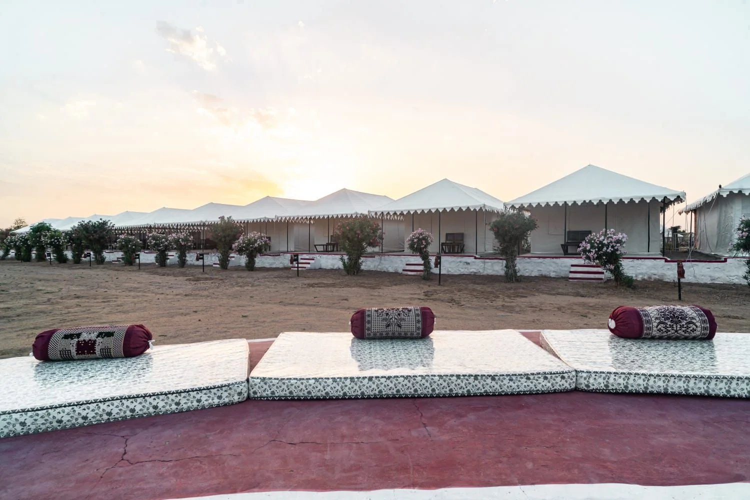 Luxury Swiss Tents at Maru Vista Desert Camp Jaisalmer