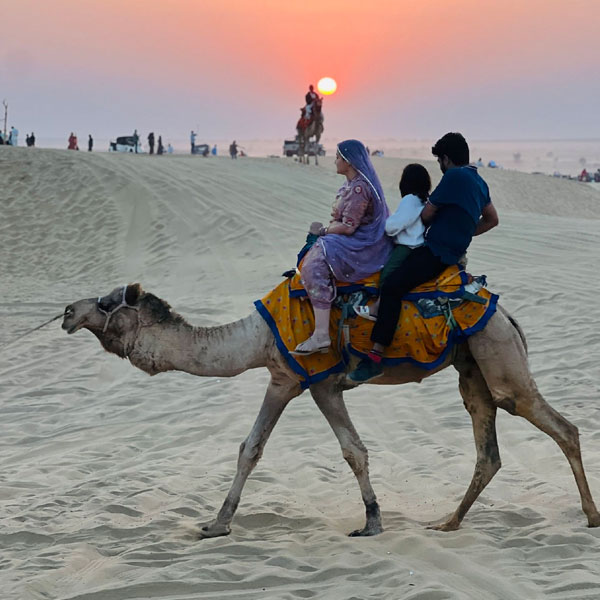 Camel Safari Experience Near Maru Vista Desert Camp