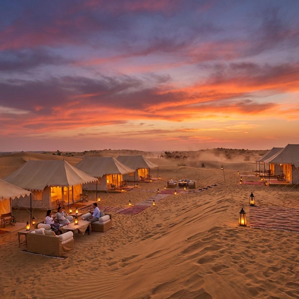 Mobile Tent Camping in Jaisalmer – Authentic Desert Adventure
